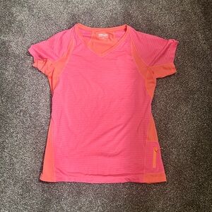 Kirkland Signature Short Sleeve Active Tee - Hot Pink & Coral